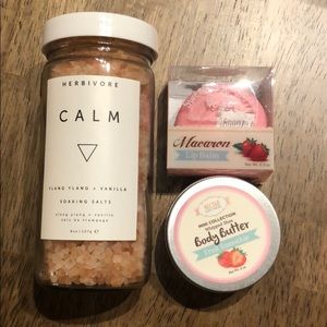 Sweet Bath trio Nectar Bath treats + CALM